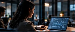 Business operator using analytics