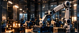Robotic arm in a manufacturing environment